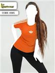 تیشرت ورزشی زنانه adidas کد 0604