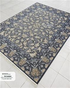 فرش 700 شانه آکرلیک طرح آترین طلاکوب کد 7016004 لیا