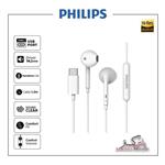 هندزفری  سیم دار تایپ سی  فیلیپس مدل Philips Headphone Type-C  TAE1018 | TAE1018