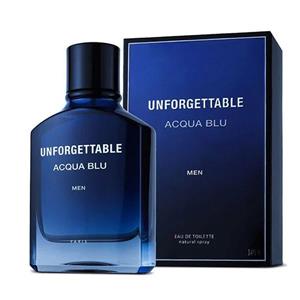 ادکلن ادوتویلت مردانه آنفورگتبل آکوآ بلو (UNFORGETTABLE ACQUA BLU) جی پارلیس فرانسه 100 میل