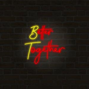 تابلو نئون Better Together سایز 31*32 ترانس