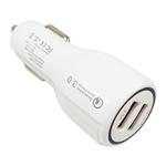 ﺷﺎرژر ﻓﻨﺪکی ماشین USB Car charger 2port- کد 936