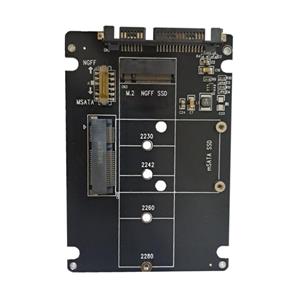 باکس تبدیل M.2 NGFF و mSATA به SATA مدل MS1100
