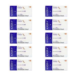دستکش وینیل کسری طب مدل Latex Free سایز L ده بسته 100 عددی