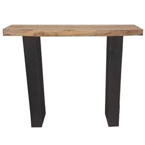 کنسول مدل اسلب روستیک پایه چوبی