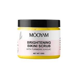 ‌اسکراب زردچوبه بیکینی مویام روشن کننده نواحی خصوصی ۱۵۰ گرم‌ (MOOYAM BRIGHTENING BIKINI SCRUB 150G)