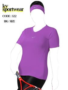 تیشرت سایز بزرگ ورزشی زنانه NIKE  کد 004