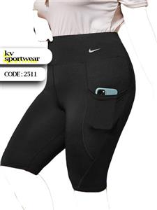 شلوارک سایز بزرگ تمرینی زنانه NIKE کد 002