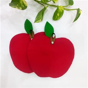 دستگیره آشپزخانه فانتزی طرح سیب (یک جفت) کد 03