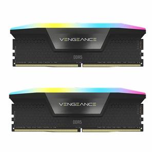 رم دسکتاپ CORSAIR مدل 16GB(8GBx2) 5200 Vengeance rgb BLACK