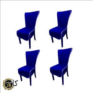 کاور صندلی ناهار خوری مدل لاو تو لانچ بسته 4 عددی