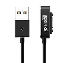 کابل شارژ مغناطیسی WSKEN مدل X-Cable Double Metal Intelligent مناسب برای گوشی و تبلت سونی سری Xperia Z WSKEN X-Cable Double Metal Intelligent Magnetic Charging Cable For Sony Xperia Z Series