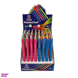 مداد نوکی 0.5 میلی متری تیزو مدل3 وجهی مجموعه 48 عددی