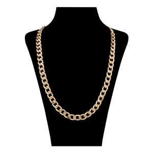 گردنبند طلا کم اجرت 18 عیار زنانه گلدم مدل PE-390011