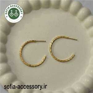 گوشواره حلقه ای میخی کد 229