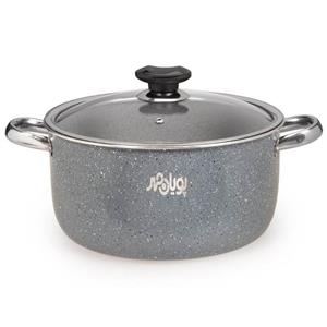 قابلمه سایز 24 مریسا درب پیرکس گرانیتی پویان مهر