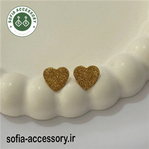 گوشواره میخی قلب کد 241