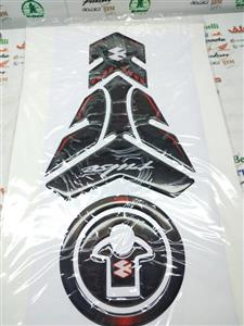 پد (برچسب) ارم کامل ژله ای روی باک و درب باک موتور پالس 