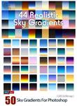 دانلود 44 گرادینت آسمان برای فتوشاپ - 44 Sky Gradients For Photoshop