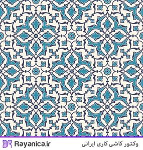 وکتور پترن تذهیب شماره 120
