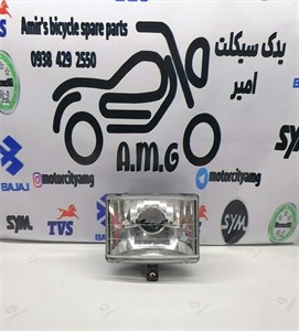 بلوری کامل چراغ جلو موتور تریل پرواز پاپیونی