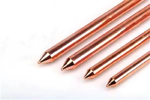 میله ارت فولادی روکش مس ضخامت 30 میکرون - 1.5 متری قطر 14