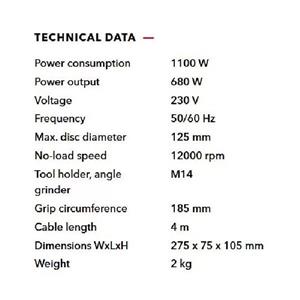 مینی فرز فلکس مدل L 1100 125