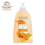 صابون مایع گالوس Gallus مدل honey & milk با رایحه شیر و عسل حجم 1 لیتری