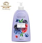 مایع دست گالوس Gallus مدل Blueberry با رایحه میوه های جنگلی حجم 1 لیتری