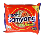 نودل کره ای اکسترا اسپایسی سامیانگ 120 گرم | Korea samyang extra spicy noodles