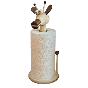 جا دستمال کاغذی رولی طرح زرافه کد ing07