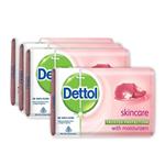 صابون دتول مراقبت از پوست 100 گرم باکس 6 عددی | ِDettol Skincare soap antibacterial Skin protection