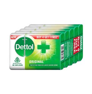 صابون دتول ضد باکتری محافظت فعال از میکروب 100 گرم باکس 6 عددی | Dettol Original antibacterial – active germ protection