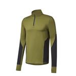 نیم زیپ ورزشی مردانه کریویت Crivit Sport Technical 1/2 zip زیتونی مشکی