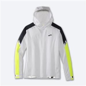 هودی ورزشی مردانه بروکس Brooks Run Visible Thermal Hoodie سفید