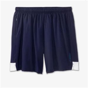 شورت ورزشی مردانه بروکس Brooks GO-TO 5″ short سرمه ای