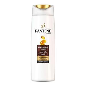شامپو پنتن 400 میل حاوی ویتامین B5 با خواص شیر مناسب برای ترمیم و تقویت موی سر | Pantene Milky damage repair shampoo
