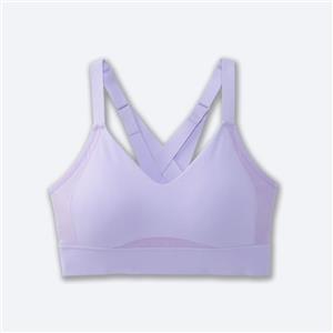 نیمتنه ورزشی بروکس Brooks Interlace run bra ویولت