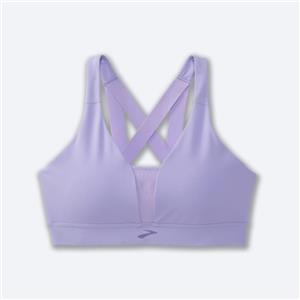 نیمتنه ورزشی بروکس Brooks Plunge Run bra ویولت