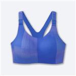 نیم تنه ورزشی بروکس Brooks Dare Racerback run bra 2 آبی طرح دار