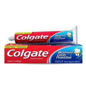 خمیردندان کلگیت 120 میل – حاوی فلوراید – حداکثر محافظت از حفره – Colgate Fluoride Toothpaste – Maximum Cavity Protection