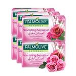 صابون پالمولیو 170 گرم رایحه شیر و روغن گلاب باکس 6 عددی | Palmolive soap nourishing sensation