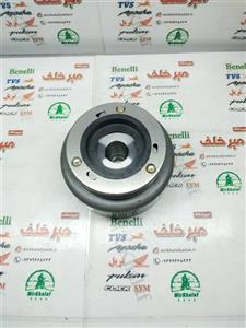 فلکه برق (اهنربا) دستگاه بوبین (سیم پیچی) برق موتور تریل و هوندا 150 (3 ساچمه)