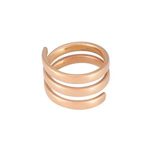 انگشتر طلا 18 عیار زنانه طرح حلقه ای کد G986 -