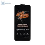 محافظ صفحه نمایش(گلس)  Iphone 15 Pro مدل Anti Static