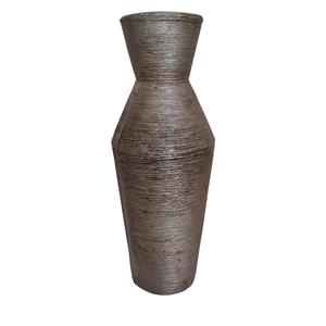 گلدان دکوری مدل ساده طرح شیاردار کد5579