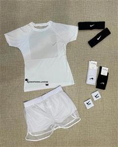 ست تیشرت و شلوارک زنانه مدل Nike کد 0522