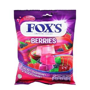 آبنبات فوکس پاکتی انواع توت 90 گرم | Foxs Berries