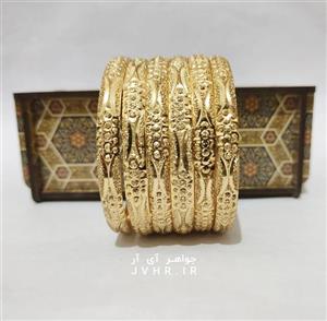 النگو طرح طلا سایز 2 زنانه بسته 4 عددی