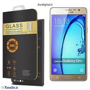 محافظ صفحه نمایش شیشه ای مدل Premium مناسب برای گوشی موبایل سامسونگ Galaxy On7 Premium Tempered Glass Screen Protector For Samsung Galaxy On7